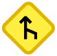 Yellow Marker - Lanes Reduced