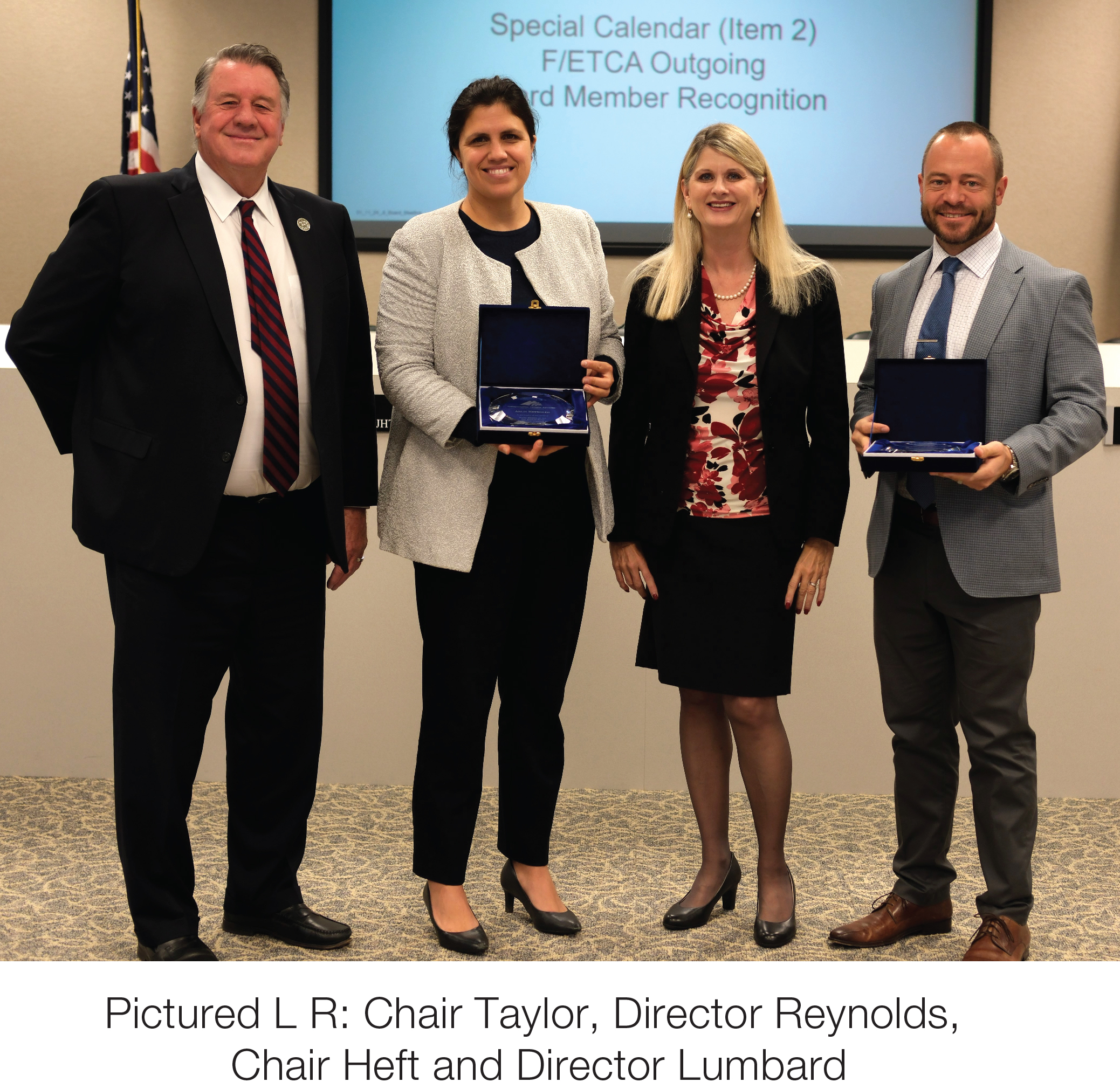 Outgoing Board Member Recognition