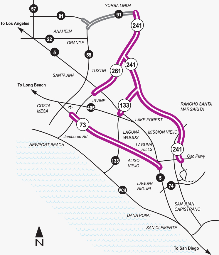 Allene Swain   Toll Roads Map Rates 