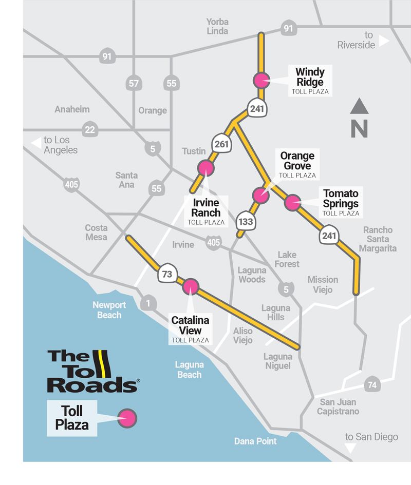 Toll Plaza Location Map